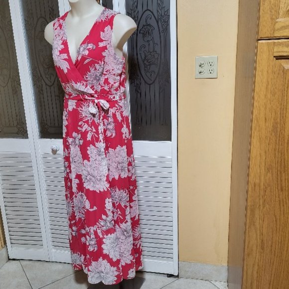 Sandra Darren Ladies Beautiful Floral Maxi Dress - Picture 4 of 11